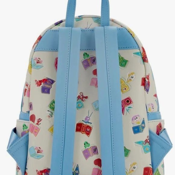 NWT! Loungefly Disney Princess Books Classic Mini Backpack main image 7